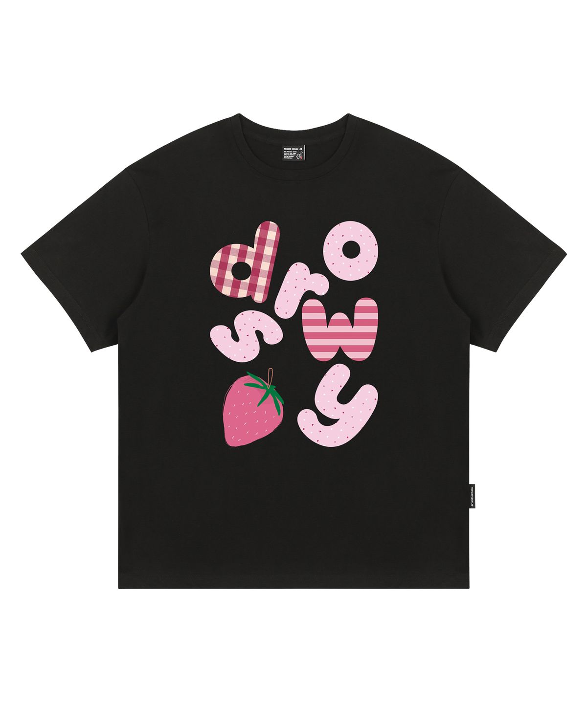 드로우시(DROWSY) DW 핑크베리 반팔티셔츠 4Color
