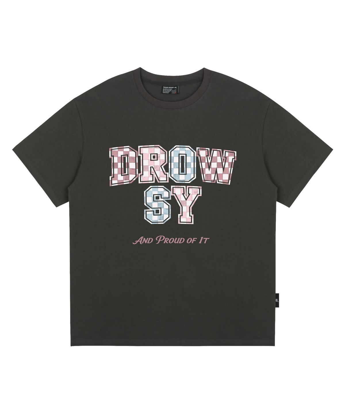 드로우시(DROWSY) DW 파스텔체크 반팔티셔츠 4Color