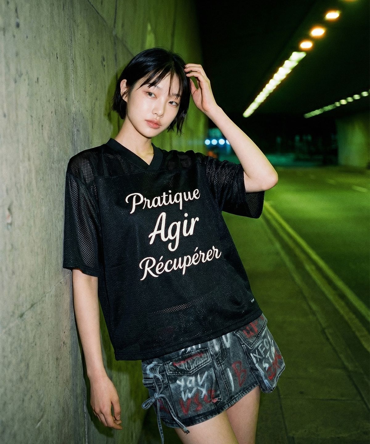 랑가주망(LENGAGEMENT) AGIR Football Jersey (Black)