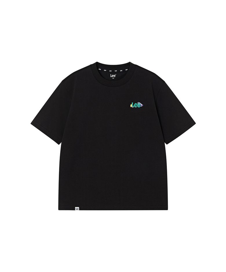 버디LEE 썸머 빙수 티셔츠 블랙 LK2602ST52BK