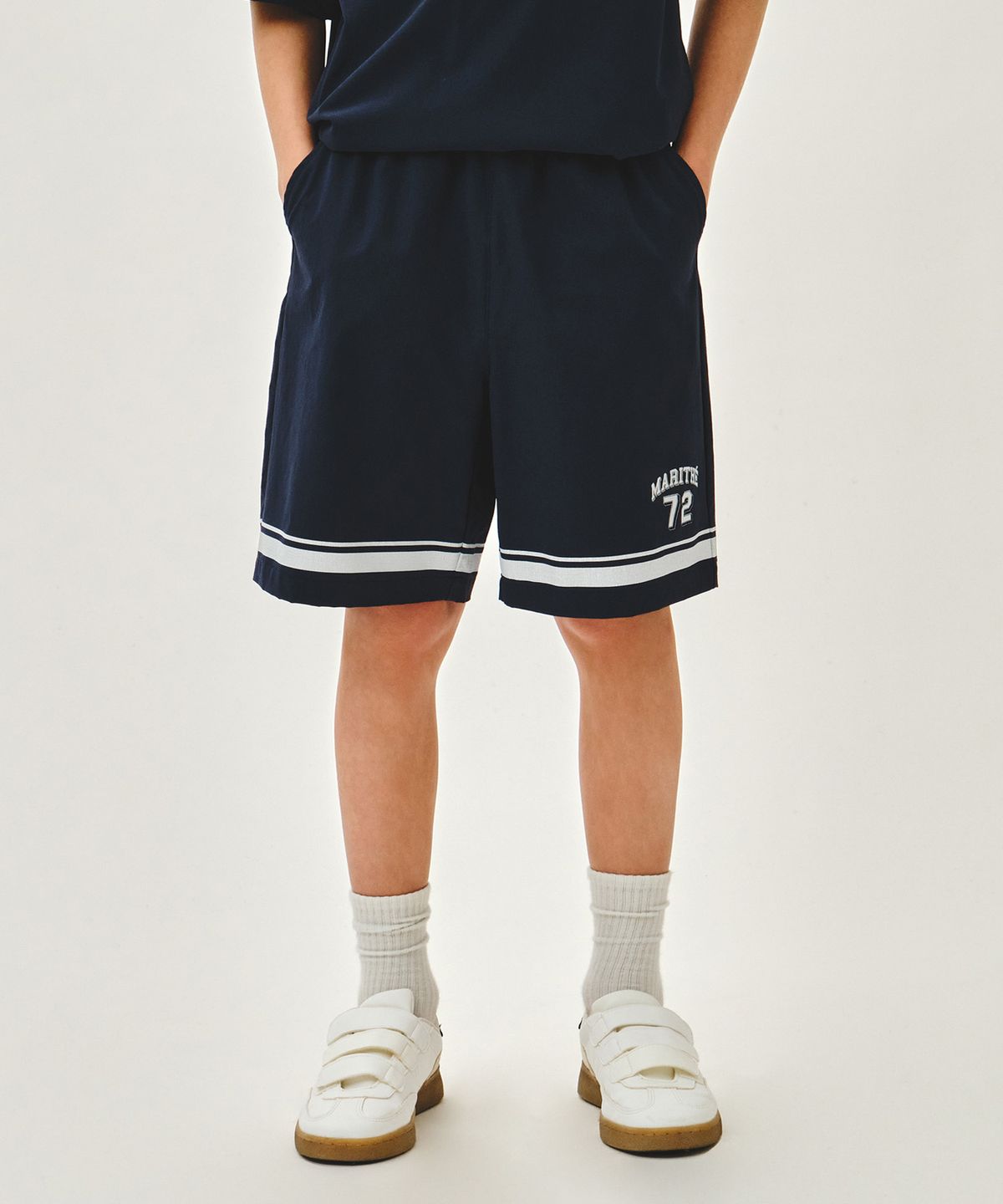 마리떼 키즈(MARITHÉ KIDS) KIDS NYLON WOVEN SHORTS navy