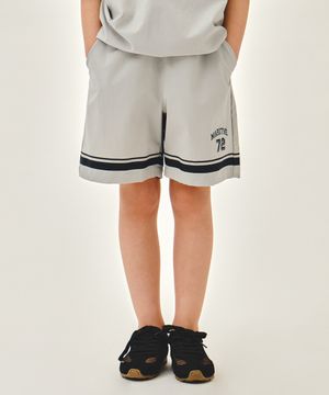 KIDS NYLON WOVEN SHORTS light gray