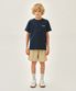 KIDS BOAT TEE + WOVEN PANTS SET-UP navy