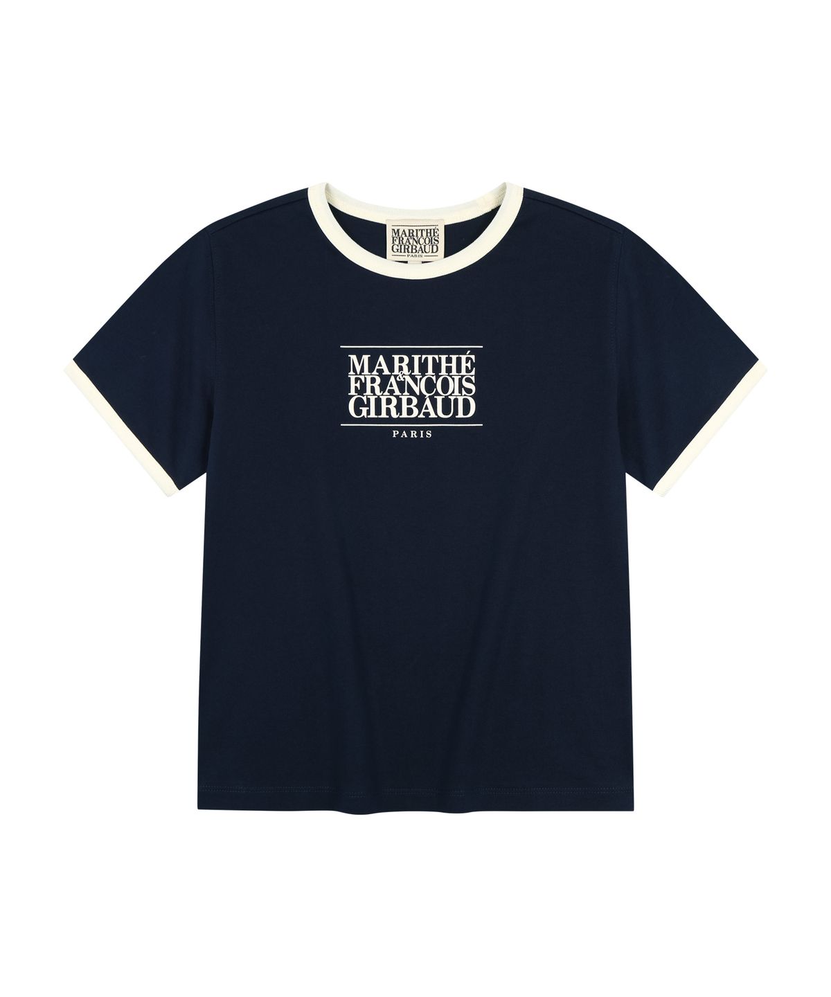 마리떼 키즈(MARITHÉ KIDS) KIDS CLASSIC LOGO RINGER TEE navy