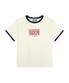 KIDS CLASSIC LOGO RINGER TEE ivory