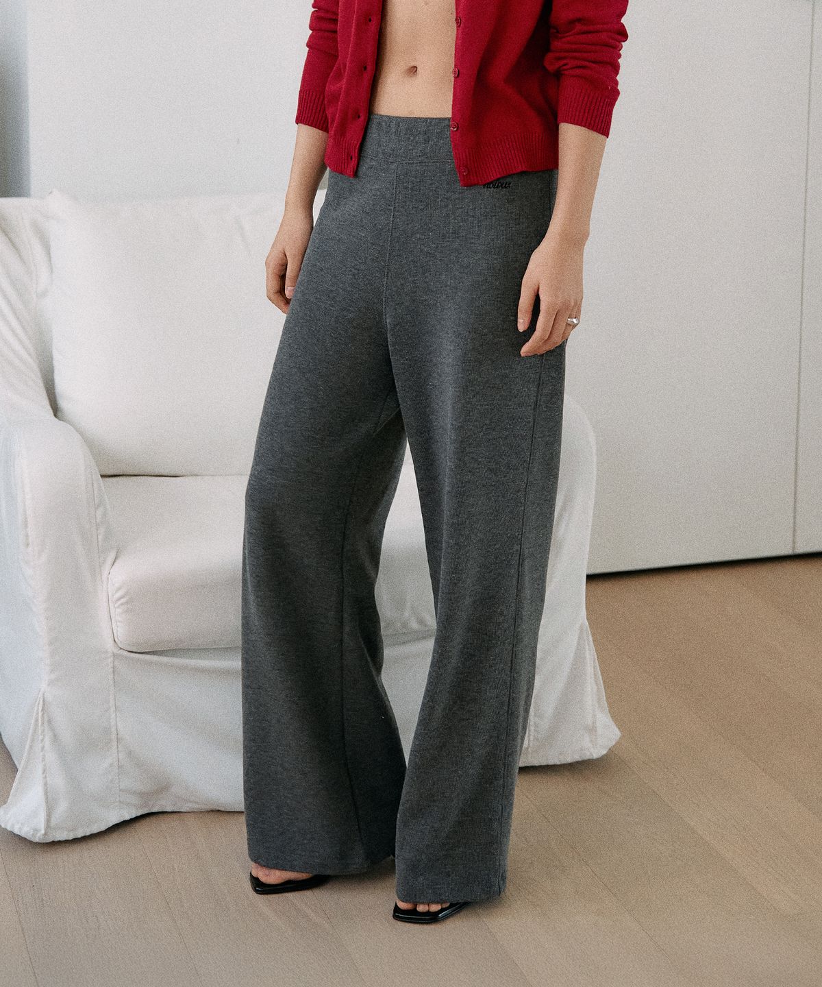 호와스(HOWUS) SOFT EASY PANTS (CHARCOAL)