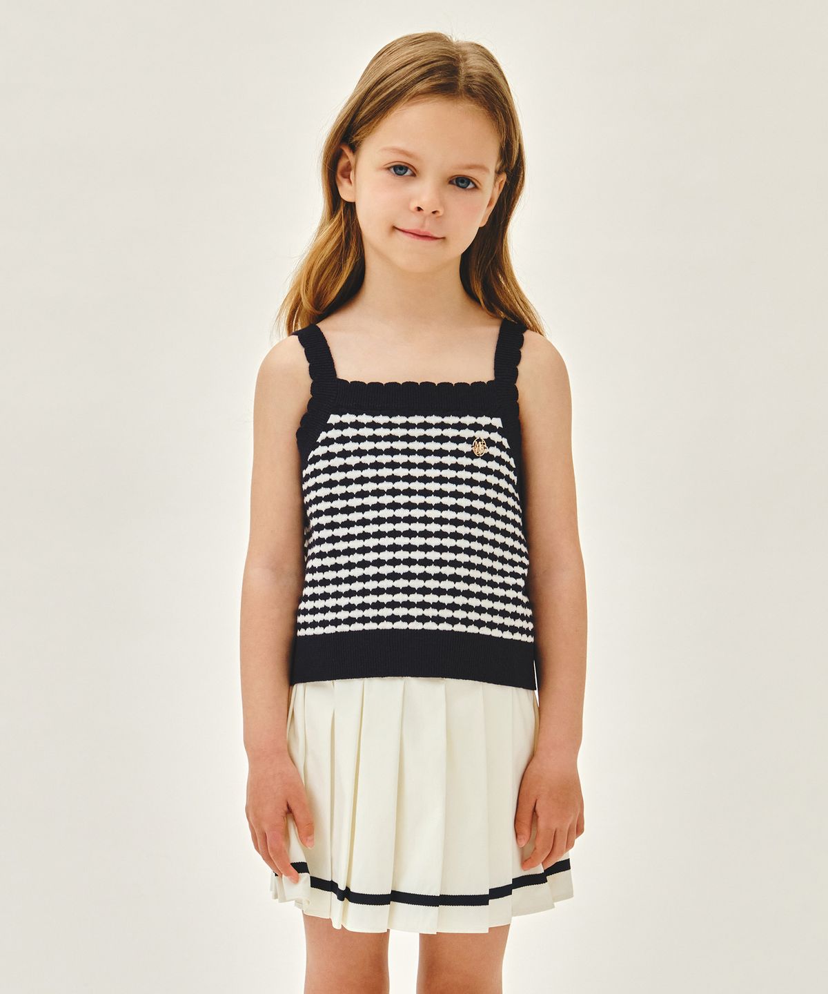 마리떼 키즈(MARITHÉ KIDS) KIDS W STRIPE KNIT BUSTIER navy