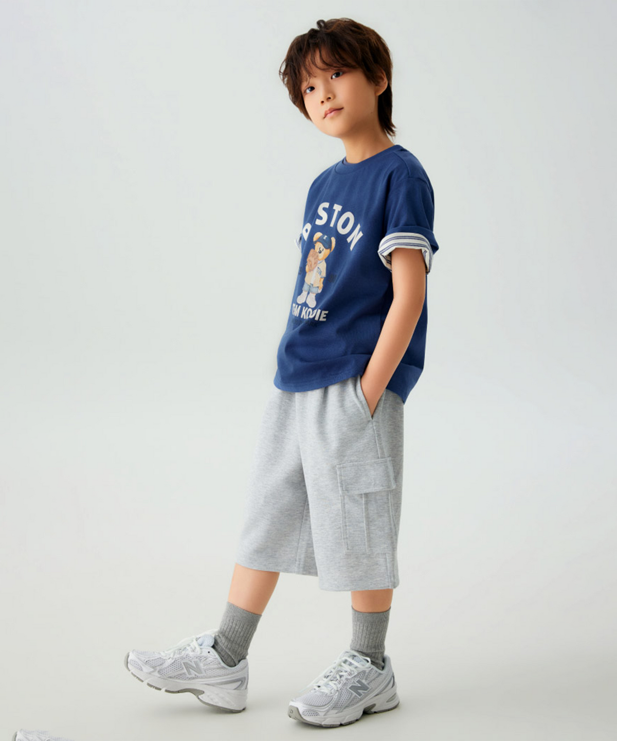 스파오 키즈(SPAO KIDS) [키즈][COOL] 카고 버뮤다 팬츠_SPTMG37KU1