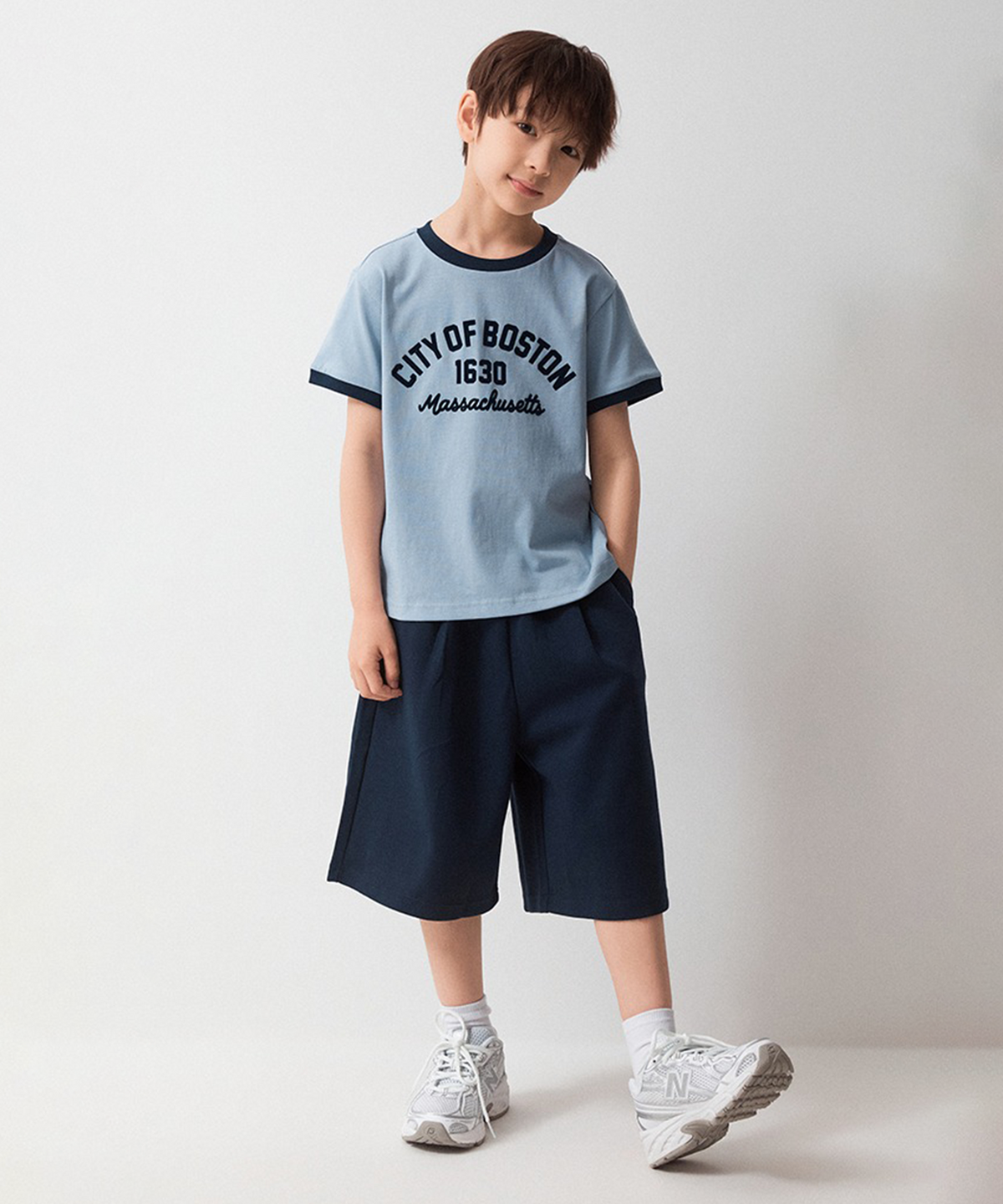 스파오 키즈(SPAO KIDS) [키즈][COOL] 베이직 버뮤다 팬츠_SPTMG25KU1