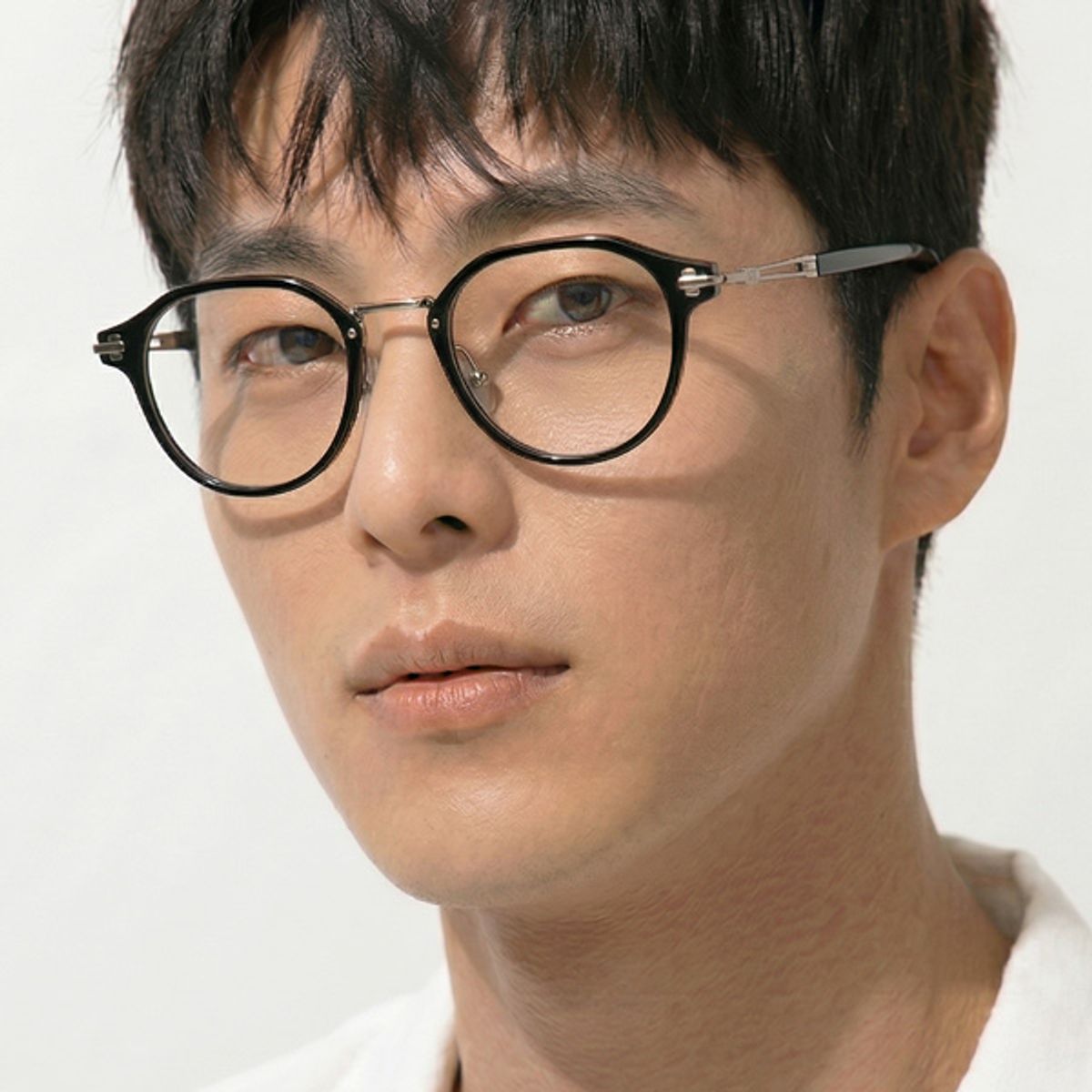 아디제(ADIGE) Baven 바벤 (black silver) LA1049 안경테