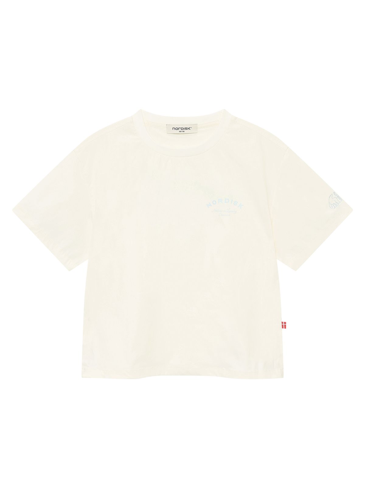 노르디스크(NORDISK) 휘게쿨 light 그래픽 라운드 반팔 티셔츠 - W_Off White