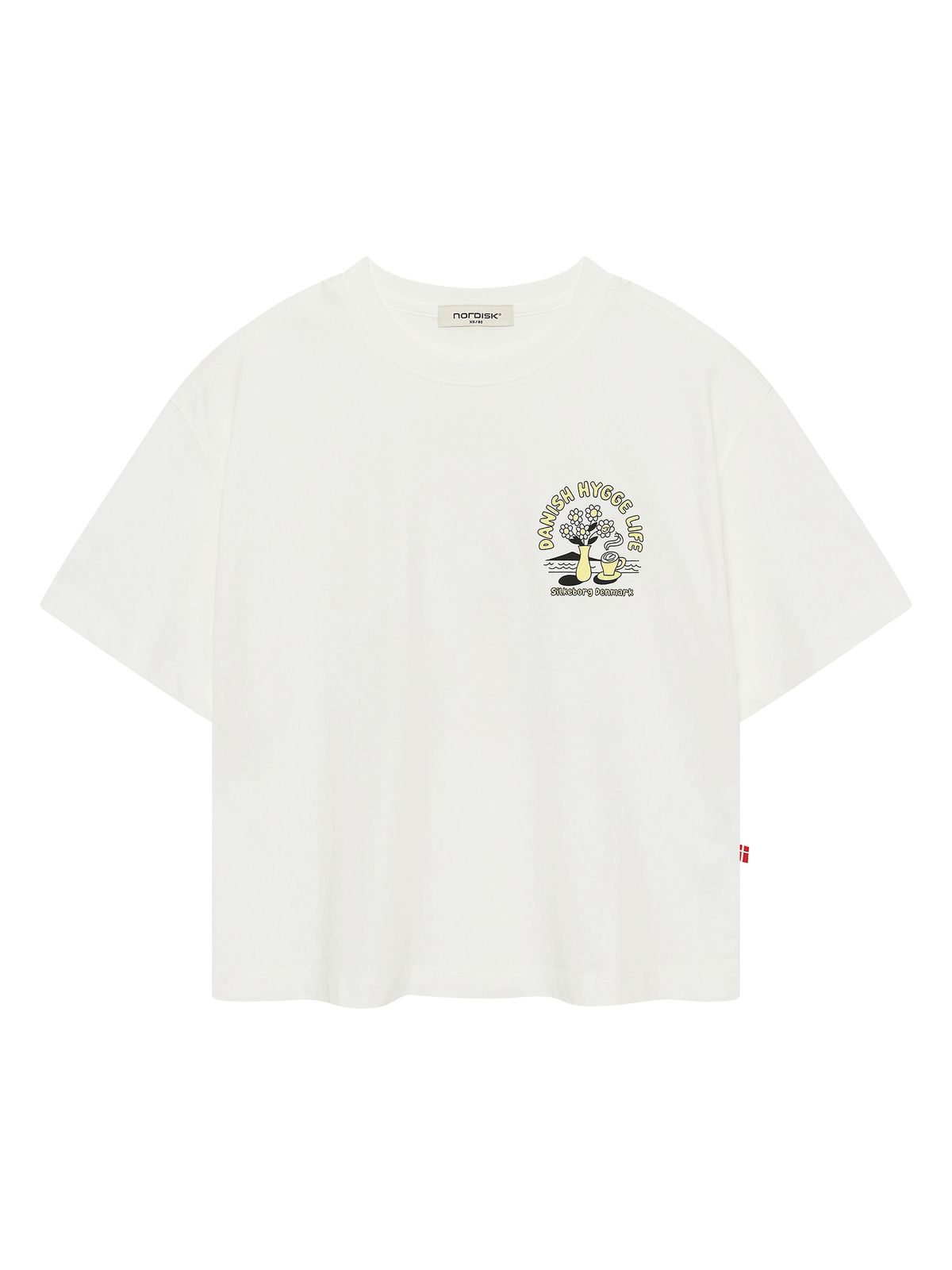 노르디스크(NORDISK) 플라워 그래픽 반팔 티셔츠 - W_Off White