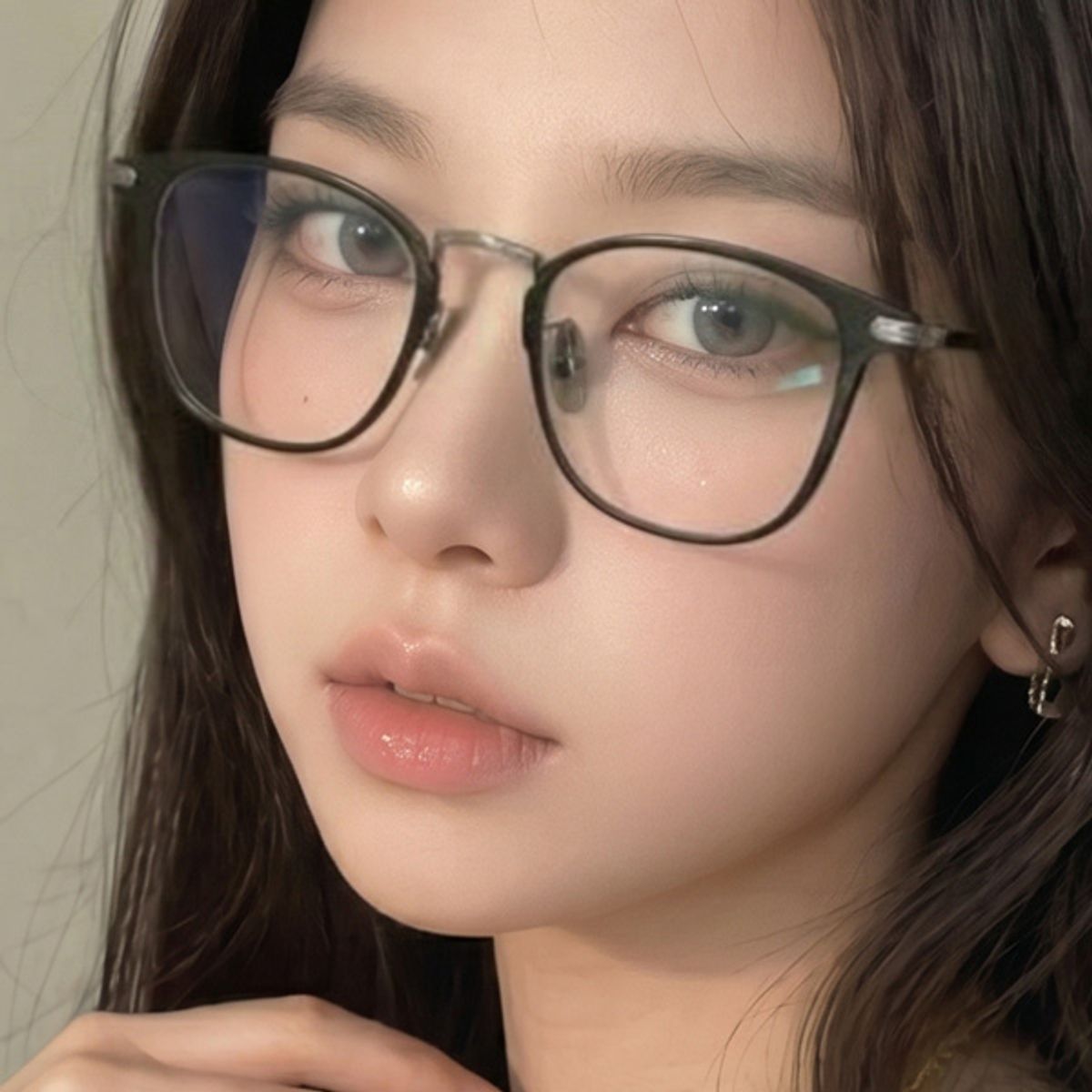 아디제(ADIGE) Grayn 그레인 (black silver) LA1034 안경테
