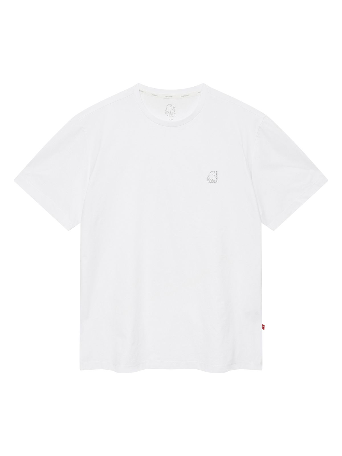 노르디스크(NORDISK) 소로나 스몰 폴라베어 반팔 티셔츠 - U_Off White