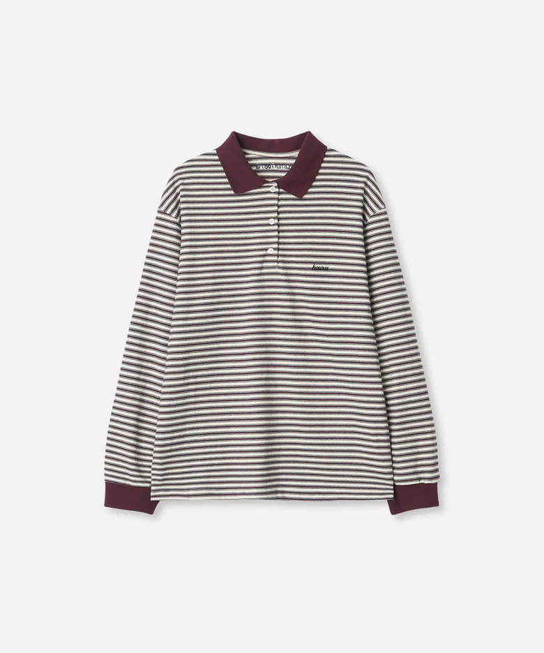 BAEIDI STRIPE T-SHIRT (WINE STRIPE)