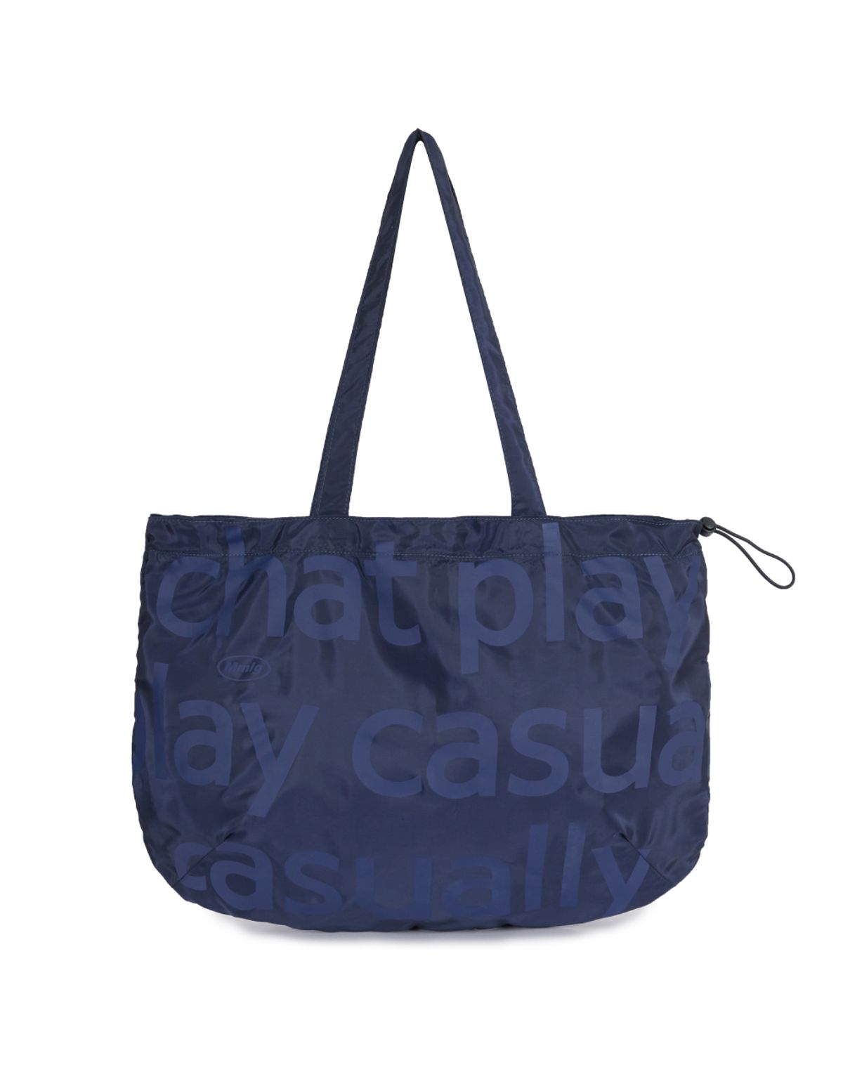 엠엠엘지(MMLG) CPC TYPO LAYOUT TOTE BAG (NAVY)