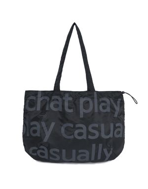 CPC TYPO LAYOUT TOTE BAG (BLACK)