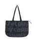CPC TYPO LAYOUT TOTE BAG (BLACK)