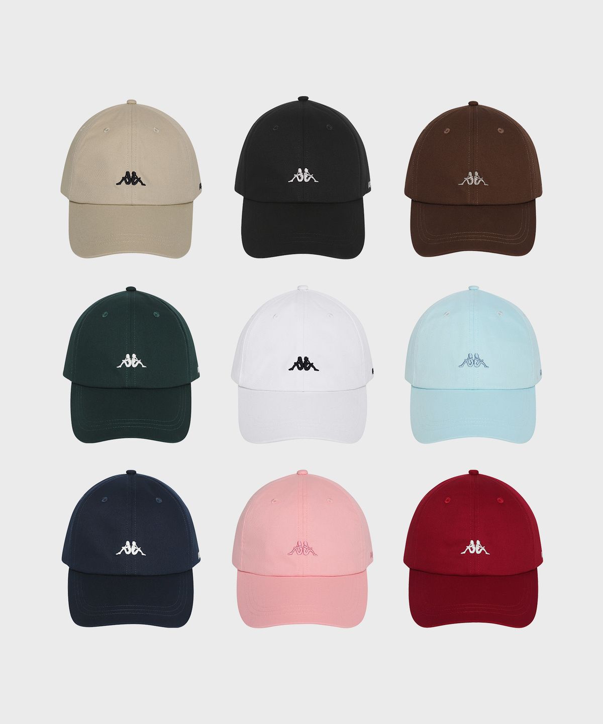 카파(KAPPA) 자수 트윌 볼캡 유니 9color