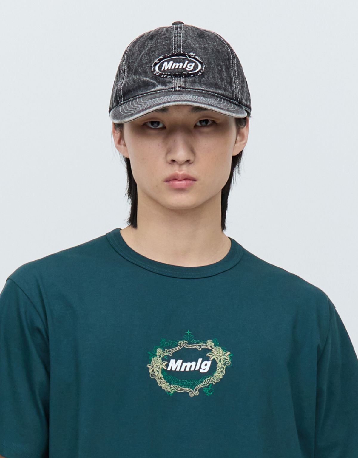 엠엠엘지(MMLG) MMLG WASHED DENIM BALLCAP (WASHED BLACK)