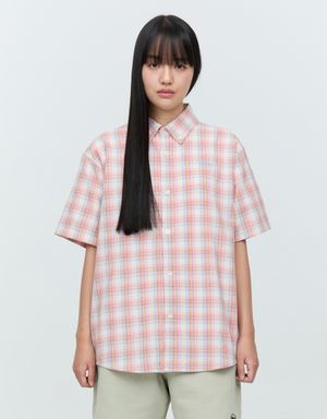 SERIES PLAID HF SHIRT (PINK)