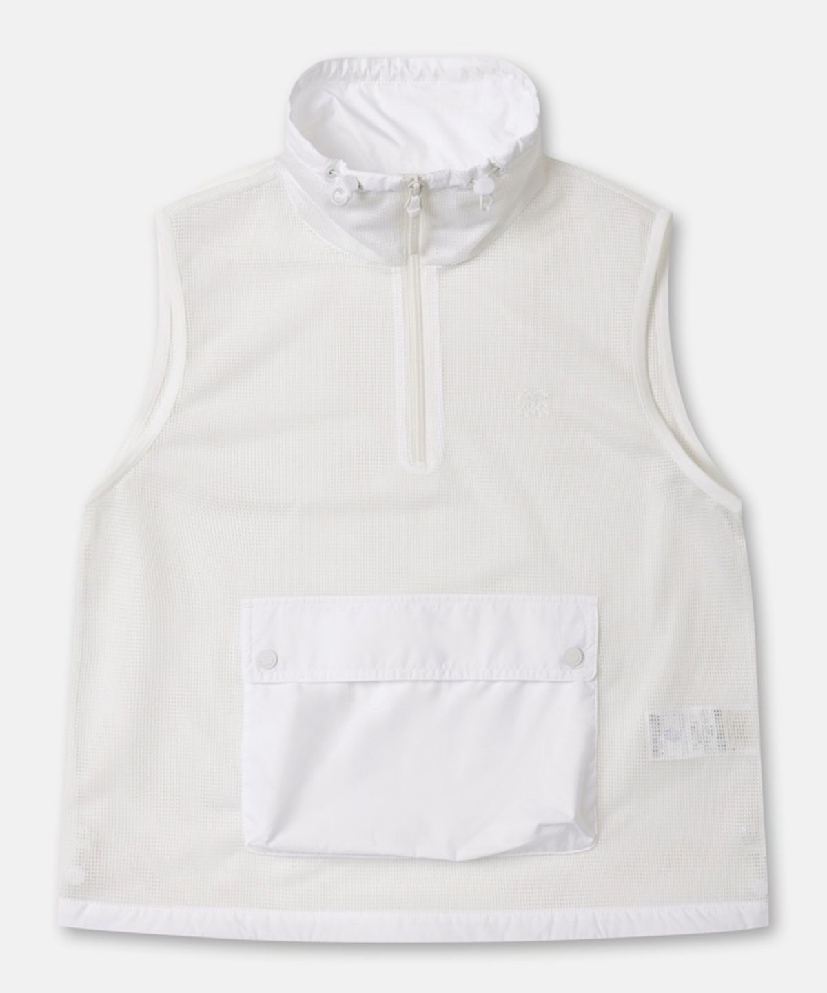 코오롱스포츠(KOLON SPORT) 여성 메쉬 레귤러핏 스탠드넥 베스트 TVVAM26502OWH