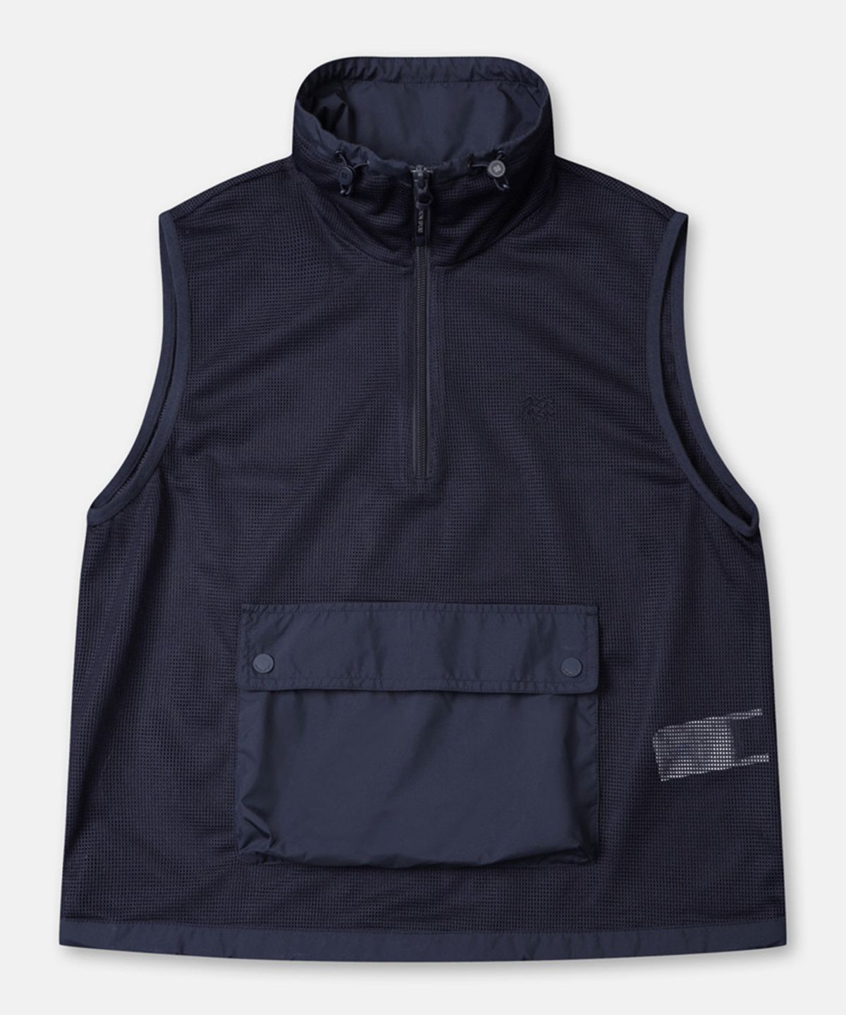 코오롱스포츠(KOLON SPORT) 여성 메쉬 레귤러핏 스탠드넥 베스트 TVVAM26502NAY