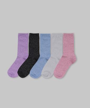 뉴 글리터 삭스 2개 세트(5color)