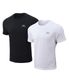[2 PACK] ESSENTIAL PACK MUSCLE FIT T-SHIRTS [BLACK WHITE]