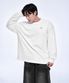 SILVER B LOGO OVER FIT LONG SLEEVE [WHITE]