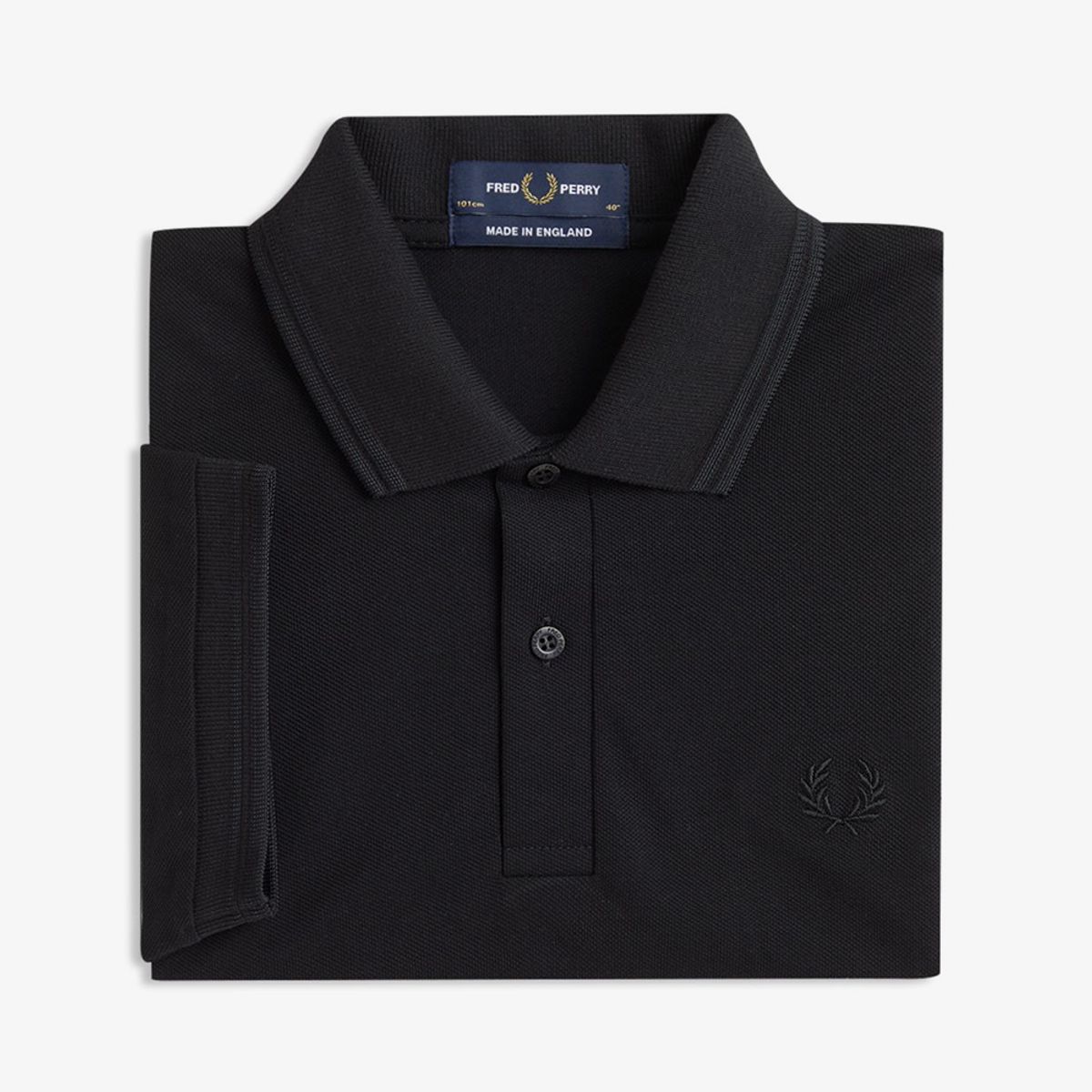 프레드페리(FRED PERRY) [M12] 트윈 팁 프레드페리 셔츠 - 블랙/블랙 AFPM2G30012-G32