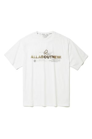 모티브 믹스 반팔 티셔츠 화이트 ANA2TR05AWH