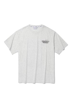 블러 망점 반팔 티셔츠 오트밀 ANA2TR04AOT