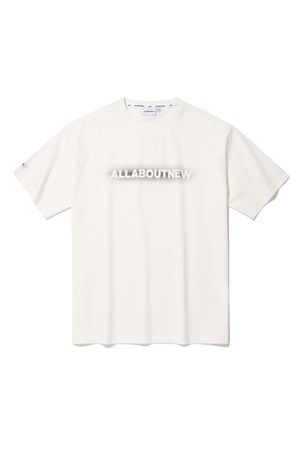 망점 전면 포인트 반팔 티셔츠 O화이트 ANA2TM11AOH