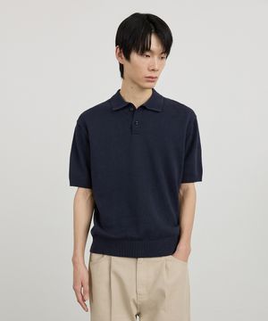 워셔블 린넨 카라 니트 NV