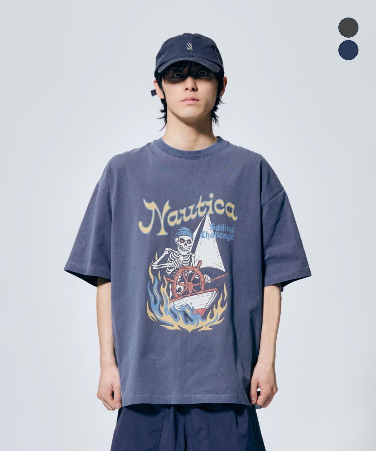 노티카(NAUTICA) 마린 어드벤처 티셔츠(2colors) NTS5606