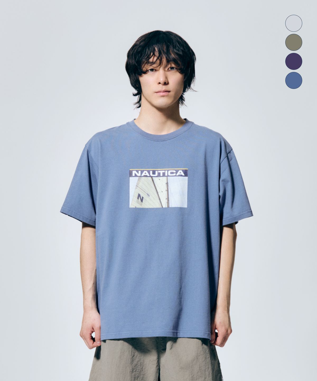 노티카(NAUTICA) 세일링 브리즈 티셔츠(4colors) NTS5656