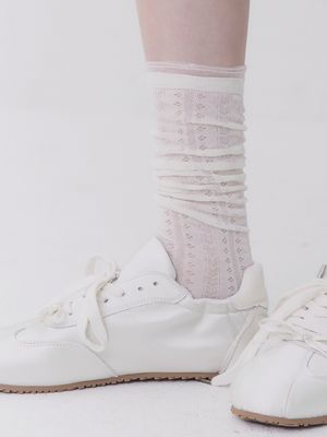 레이스 롱 양말 5colors