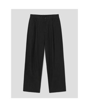 코튼 나일론 재킷 셋업 팬츠  블랙