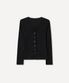 LACE BUTTON CARDIGAN (BLACK)