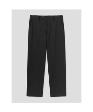 [4WAY STRETCH] 세미와이드핏 히든 밴딩 슬랙스  애쉬