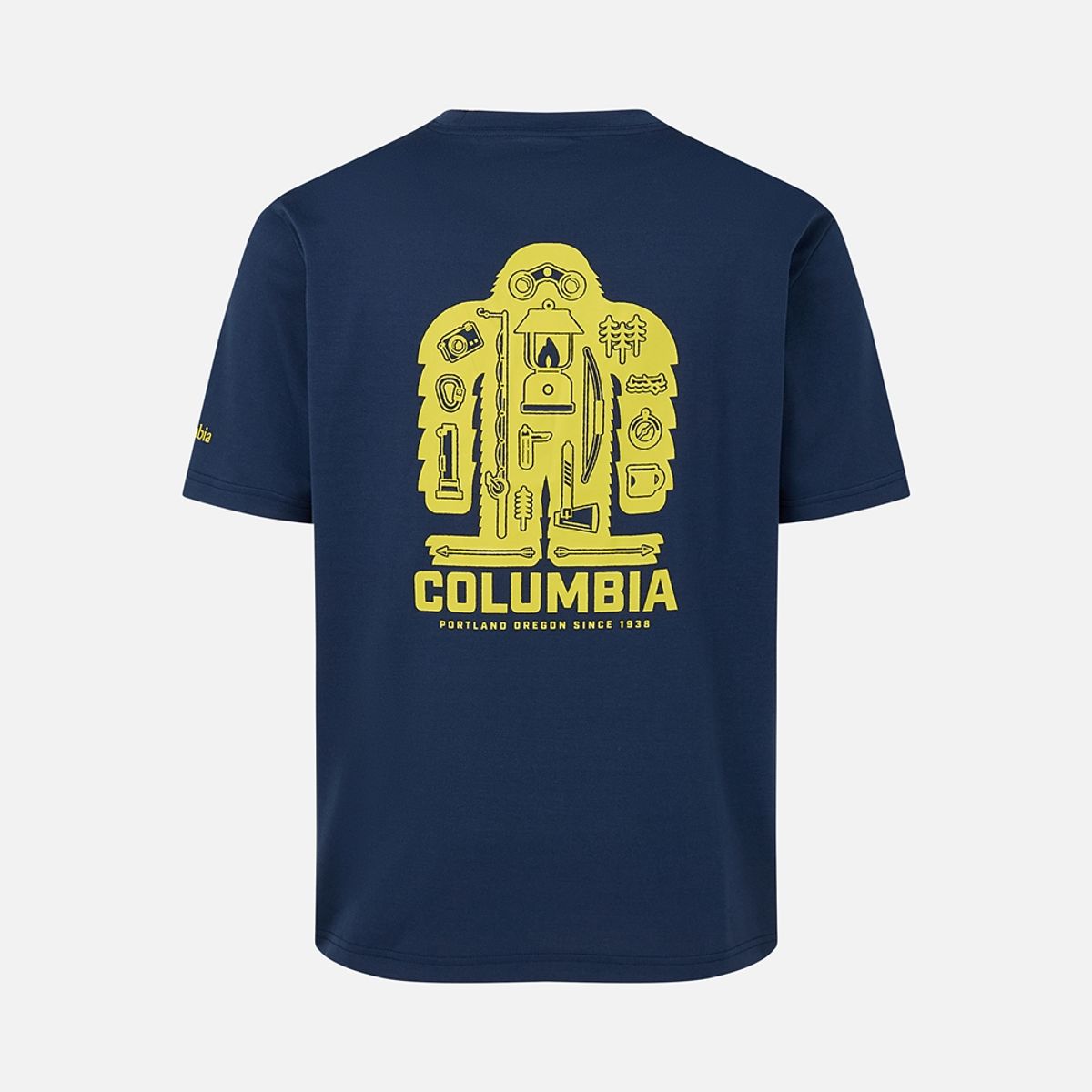 컬럼비아(COLUMBIA) 공용 세다르 트레일 백그래픽 반팔 티셔츠