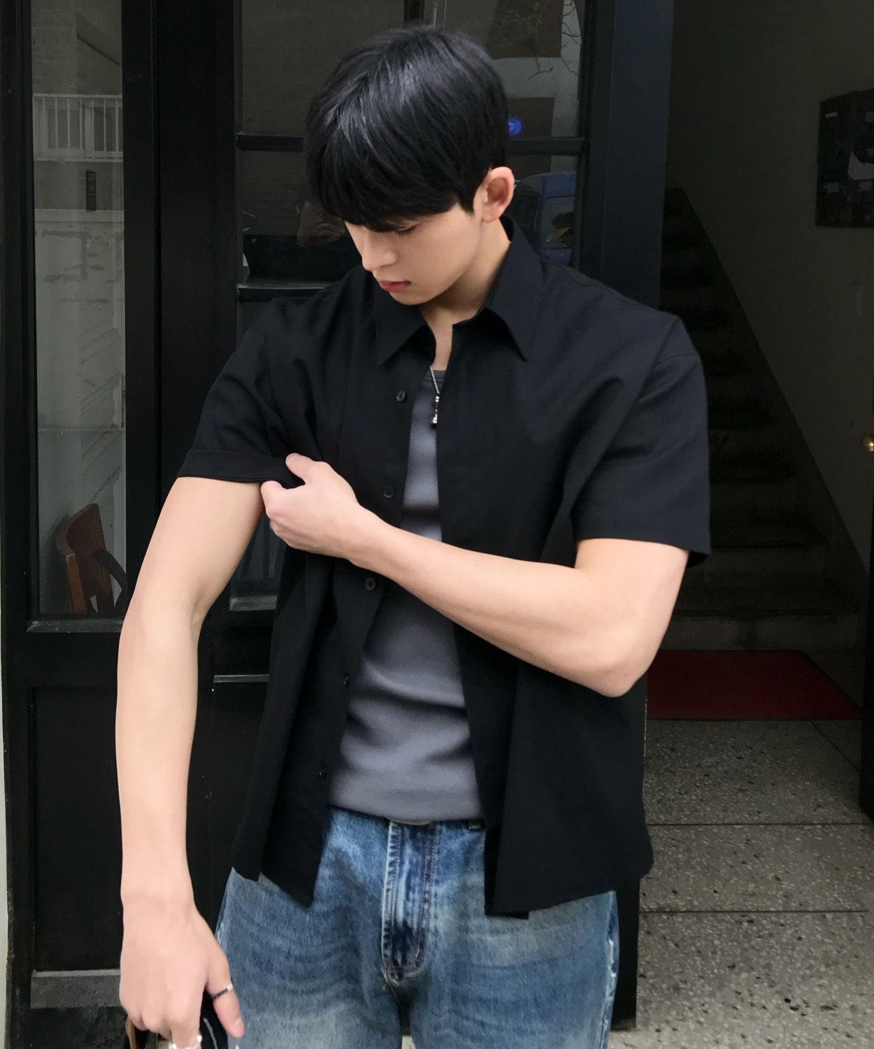 에센셜 후디드 라이트 패딩 자켓 (8color) source detail 51