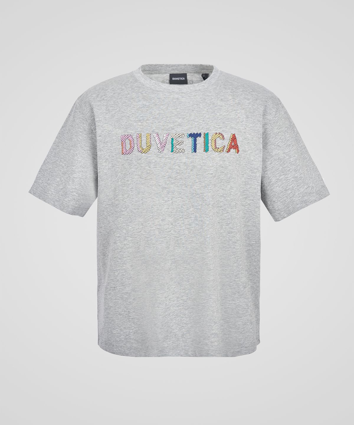 듀베티카(DUVETICA) 이트리아(멜란지 그레이)(남성 반팔티셔츠)
