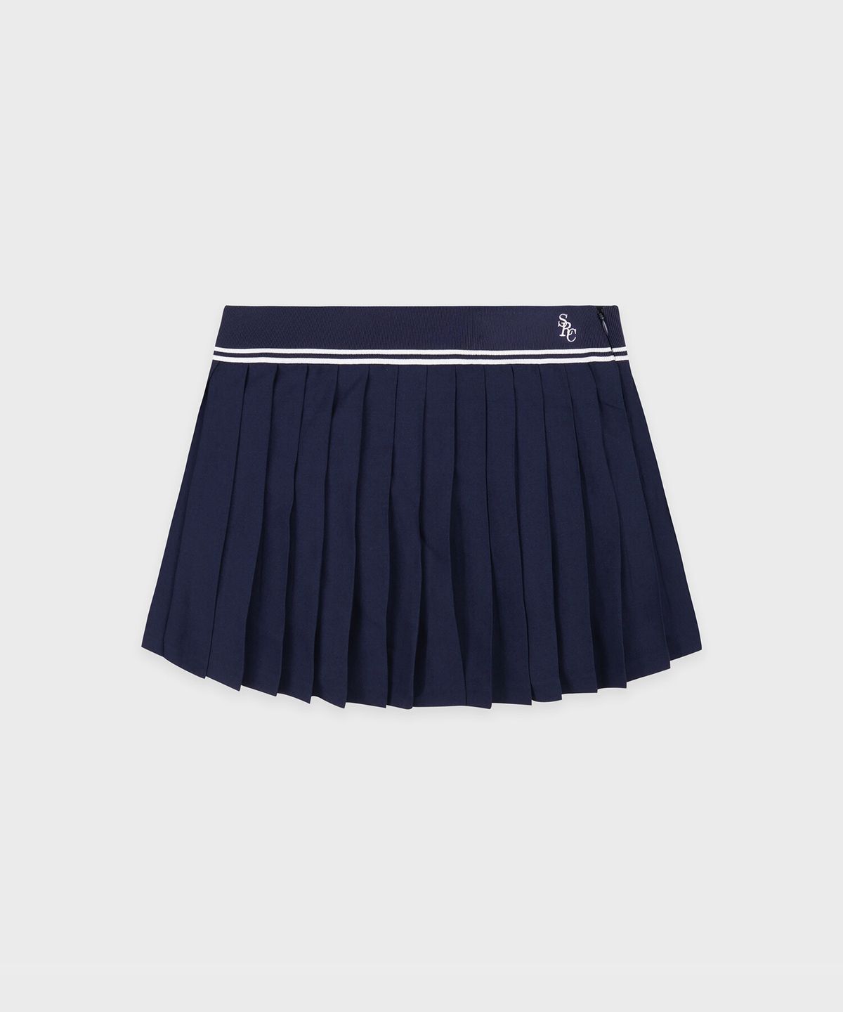 스포티앤리치(SPORTY&RICH) SCR 로고 아비가일 스커트 네이비 R255AWS002