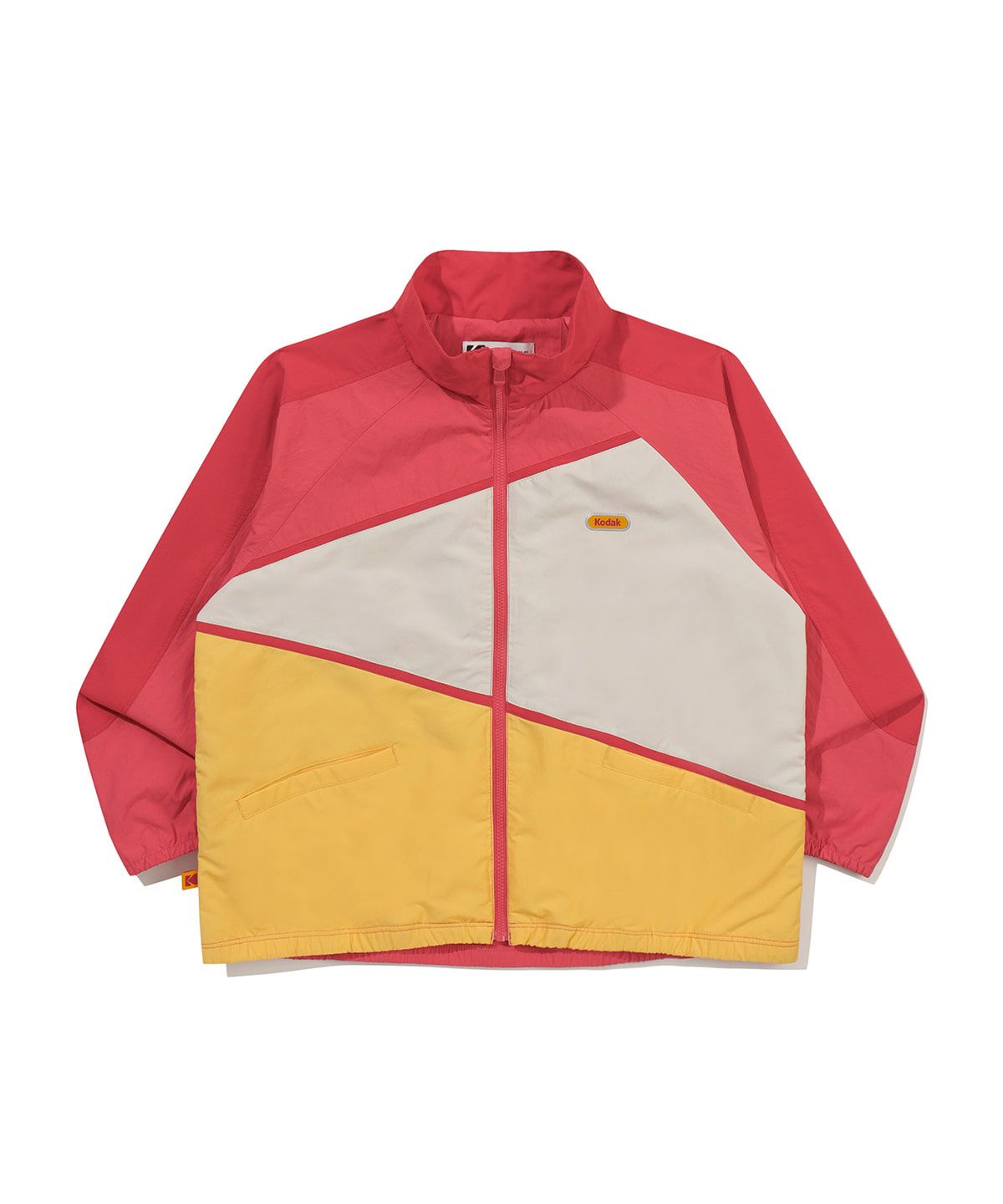 코닥 키즈(KODAK KIDS) 케이 컬러블럭 스탠넥 자켓 키즈 RED