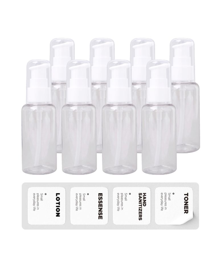 깔끔보관 펌핑용기 60ml 투명 4P X 2세트