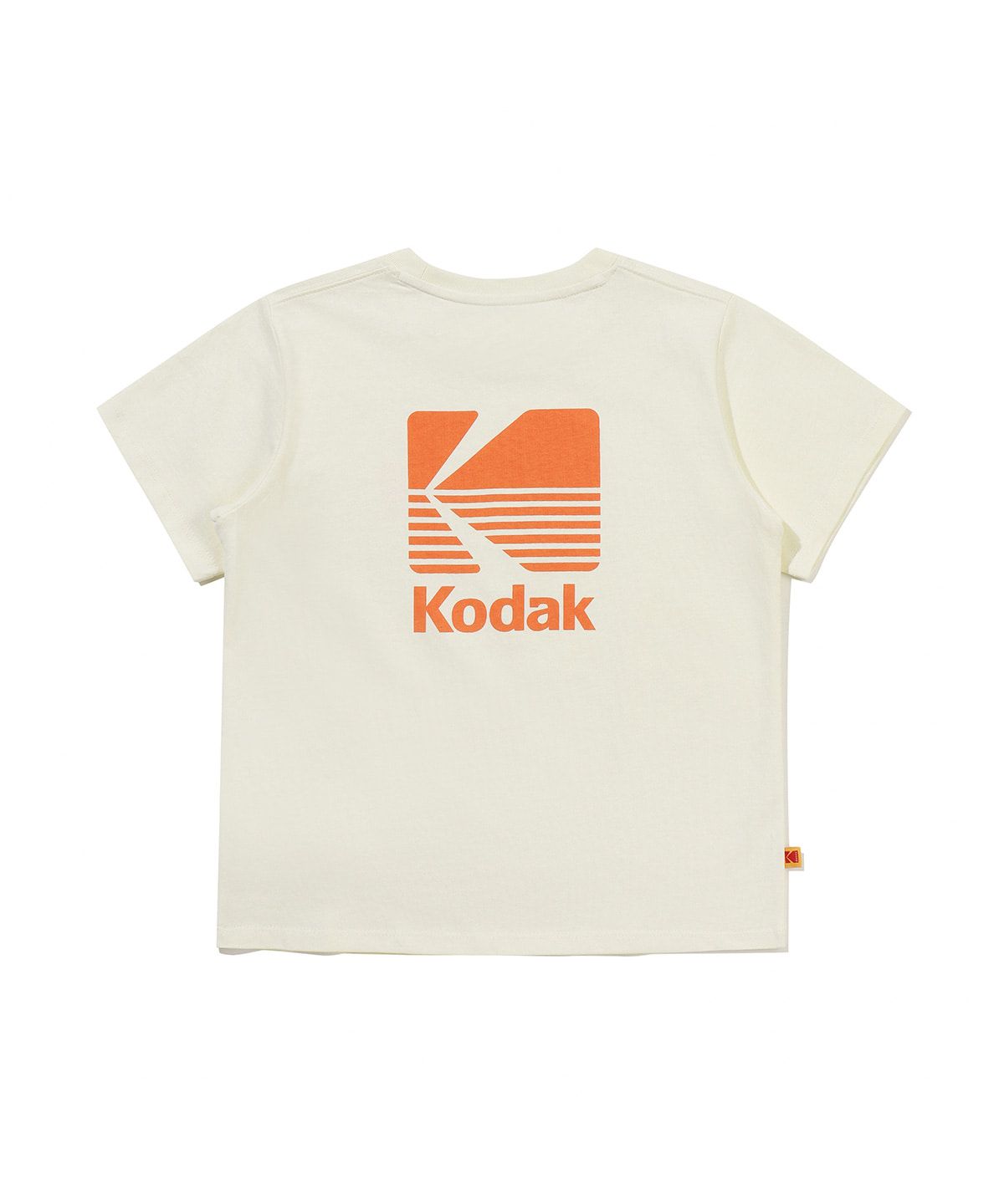 코닥 키즈(KODAK KIDS) 빅로고 코튼 반팔 티셔츠 키즈 YELLOW