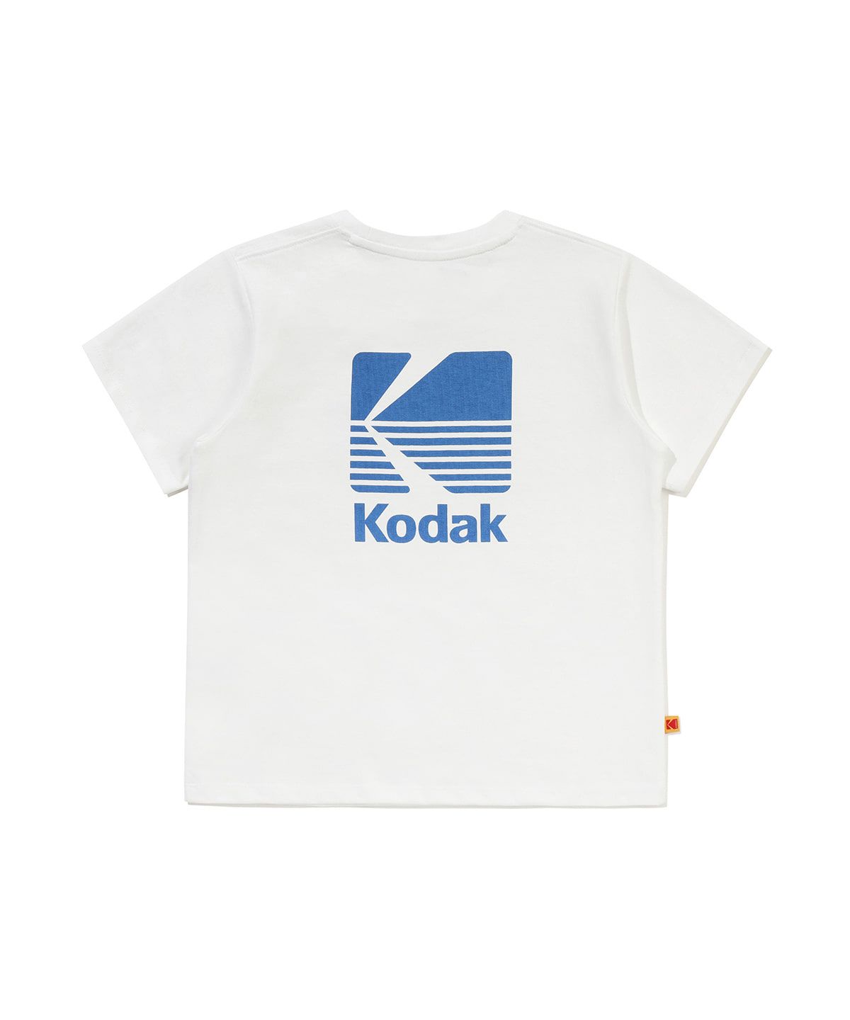 코닥 키즈(KODAK KIDS) 빅로고 코튼 반팔 티셔츠 키즈 WHITE