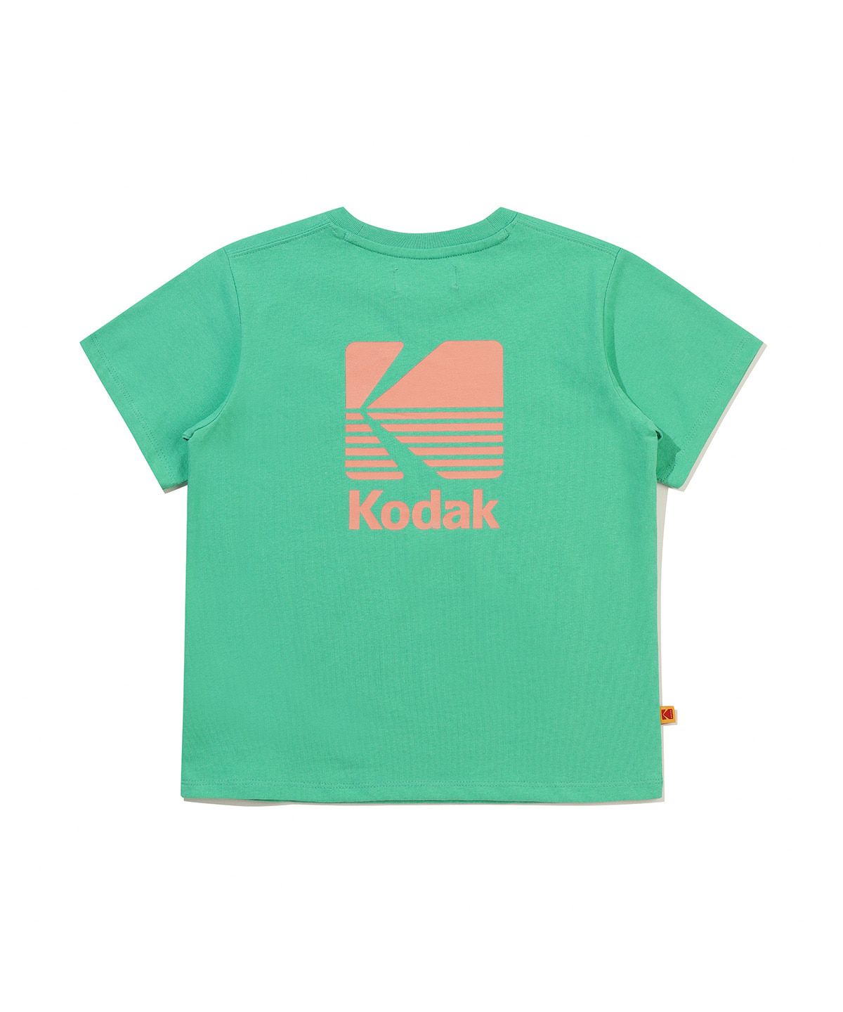 코닥 키즈(KODAK KIDS) 빅로고 코튼 반팔 티셔츠 키즈 GREEN